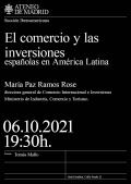 El comercio y las inversiones españolas en América Latina. Mª Paz Ramos Rose