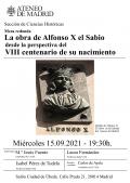 Mesa redonda. La obra de Alfonso X el Sabio desde la perspectiva del VIII centenario de su nacimiento