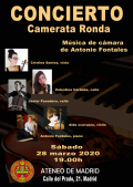Concierto de Cámara. Antonio Fontales (piano)
