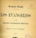 Los Evangelios y la segunda generación cristiana / Ernesto Renán; traducción de Carmen de Burgos Seguí (h. 1900)