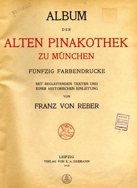 Album der alten Pinakothek zu München