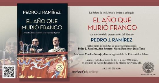 Invitación El año que murió Franco