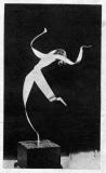 "La danza". Ramón Acín, 1931.Plancha de aluminio recortada.